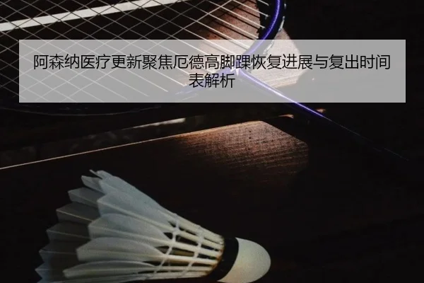 阿森纳医疗更新聚焦厄德高脚踝恢复进展与复出时间表解析